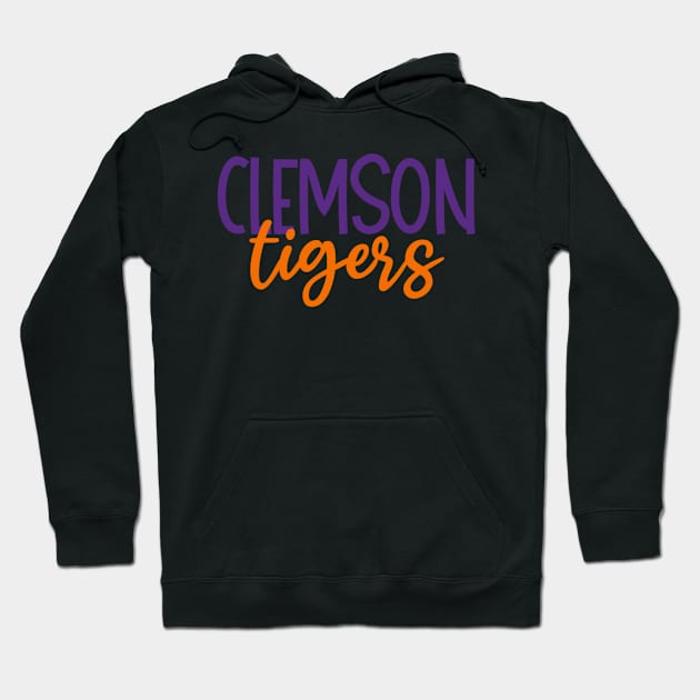 Clemson tigers Hoodie by Hundred Acre Woods Designs